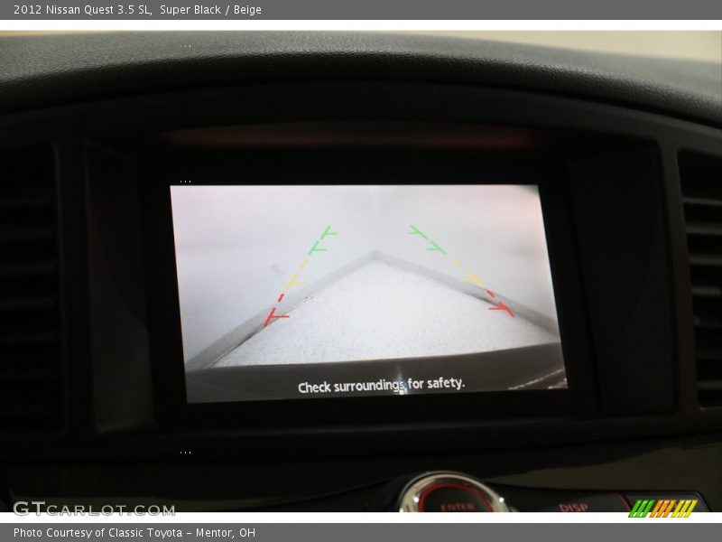 Super Black / Beige 2012 Nissan Quest 3.5 SL