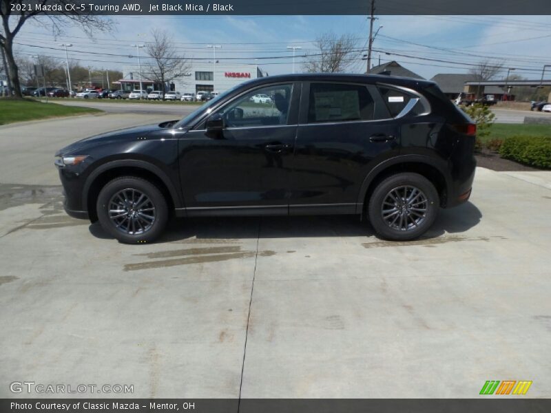 Jet Black Mica / Black 2021 Mazda CX-5 Touring AWD