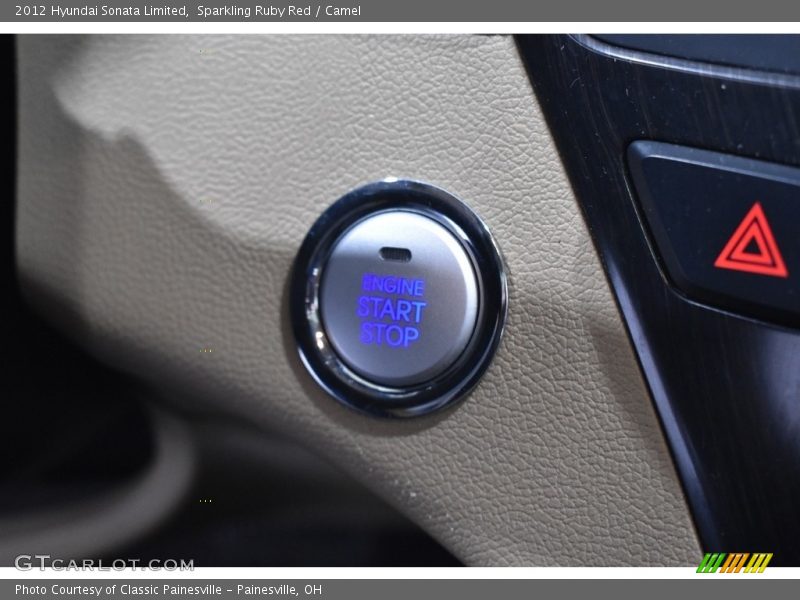 Sparkling Ruby Red / Camel 2012 Hyundai Sonata Limited