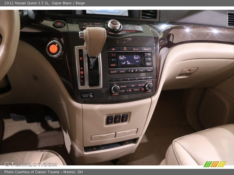 Super Black / Beige 2012 Nissan Quest 3.5 SL