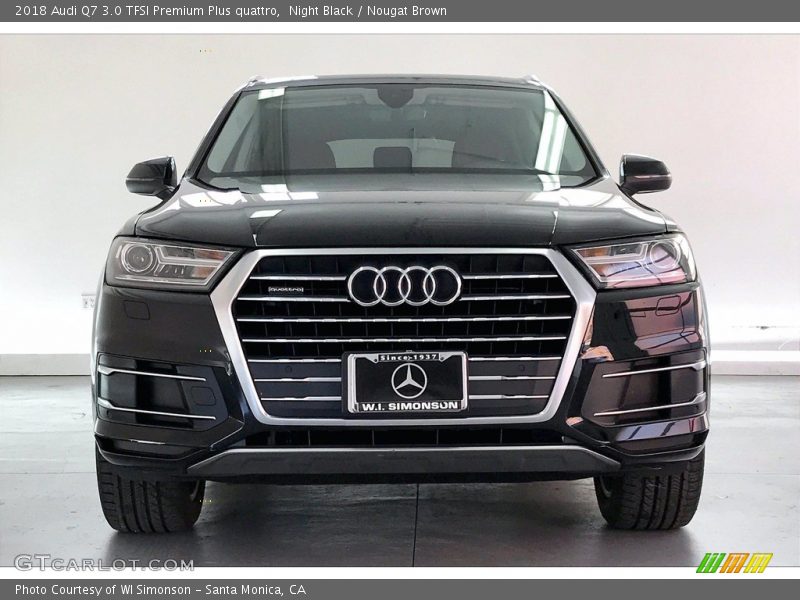 Night Black / Nougat Brown 2018 Audi Q7 3.0 TFSI Premium Plus quattro
