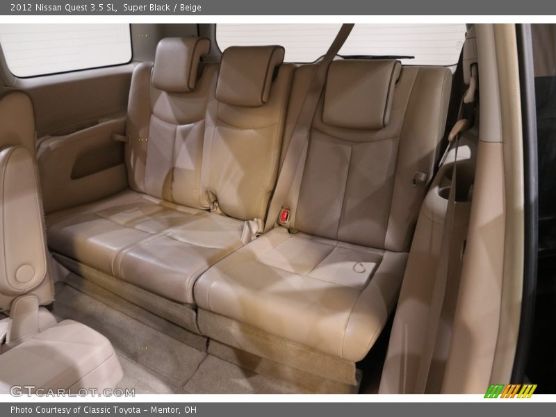 Super Black / Beige 2012 Nissan Quest 3.5 SL