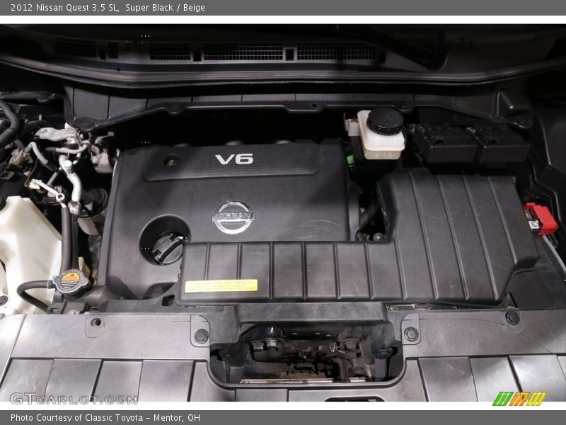 Super Black / Beige 2012 Nissan Quest 3.5 SL
