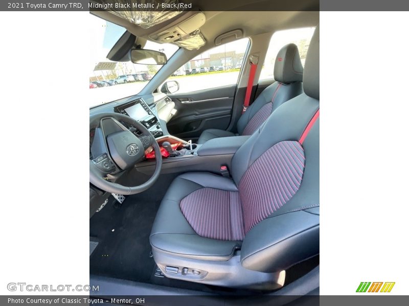 Front Seat of 2021 Camry TRD