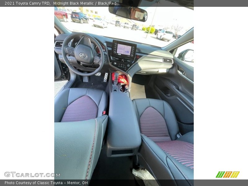 Front Seat of 2021 Camry TRD