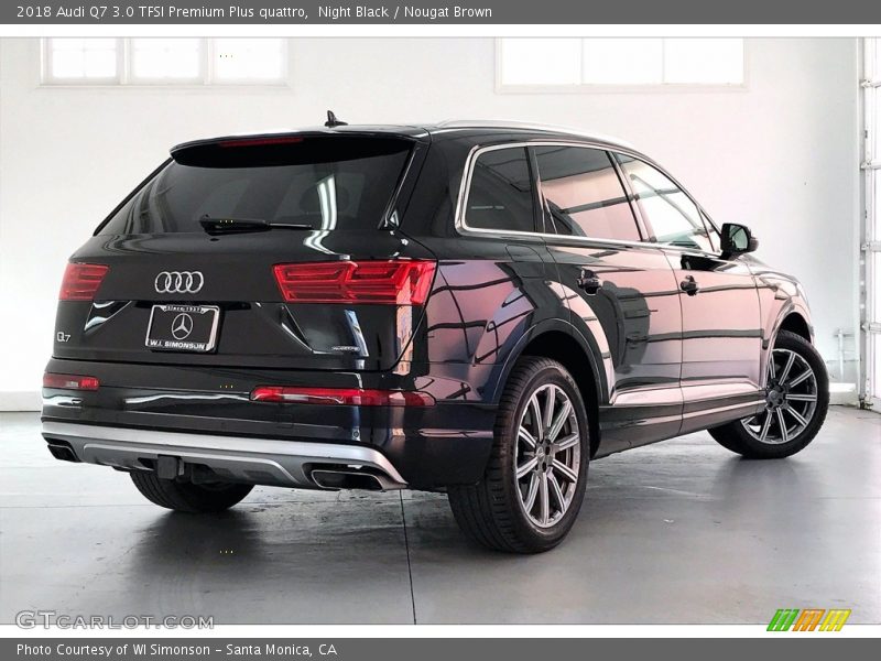Night Black / Nougat Brown 2018 Audi Q7 3.0 TFSI Premium Plus quattro