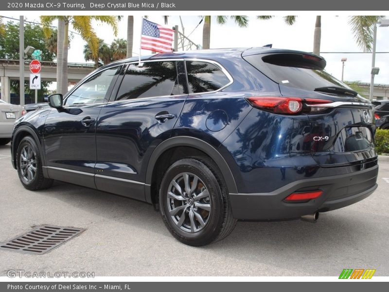 Deep Crystal Blue Mica / Black 2020 Mazda CX-9 Touring