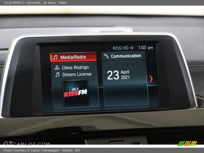 Jet Black / Black 2018 BMW X2 xDrive28i