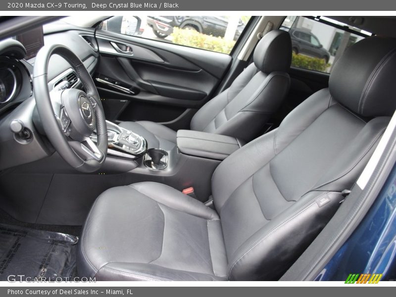 Deep Crystal Blue Mica / Black 2020 Mazda CX-9 Touring