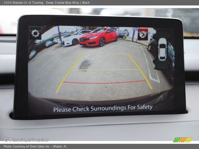 Deep Crystal Blue Mica / Black 2020 Mazda CX-9 Touring