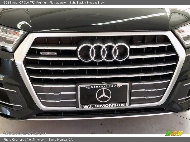 Night Black / Nougat Brown 2018 Audi Q7 3.0 TFSI Premium Plus quattro