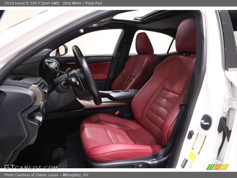 Ultra White / Rioja Red 2019 Lexus IS 300 F Sport AWD