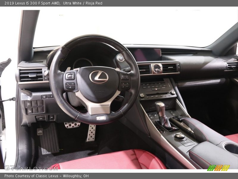 Ultra White / Rioja Red 2019 Lexus IS 300 F Sport AWD