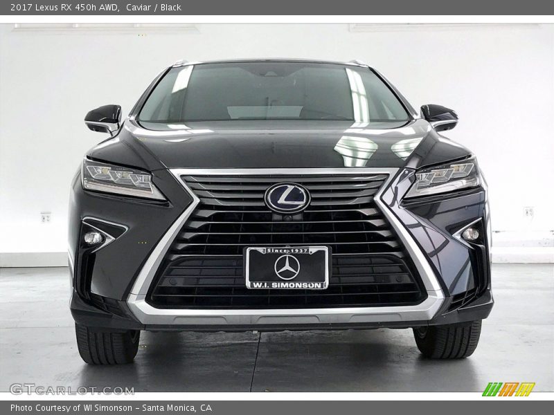 Caviar / Black 2017 Lexus RX 450h AWD