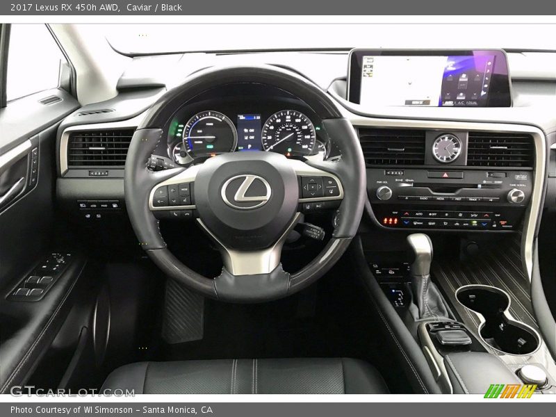 Caviar / Black 2017 Lexus RX 450h AWD