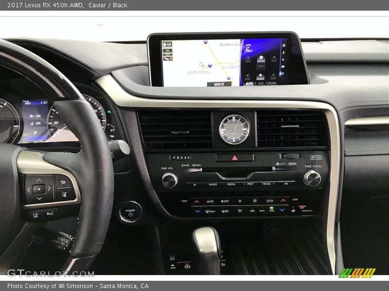 Caviar / Black 2017 Lexus RX 450h AWD