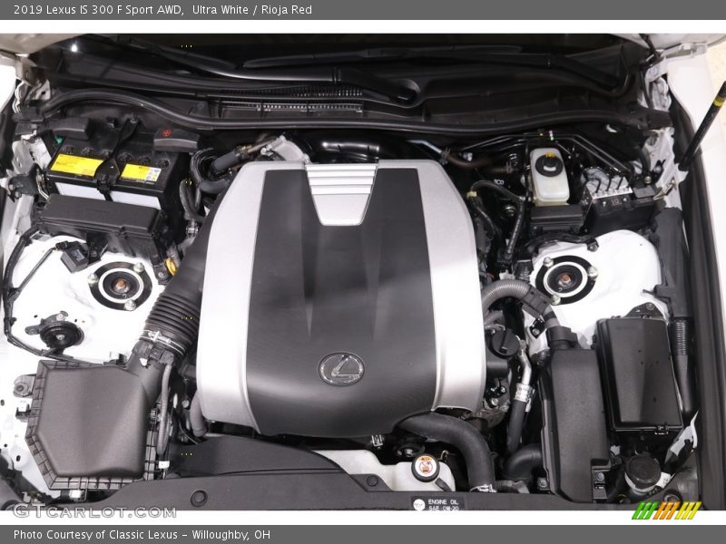Ultra White / Rioja Red 2019 Lexus IS 300 F Sport AWD