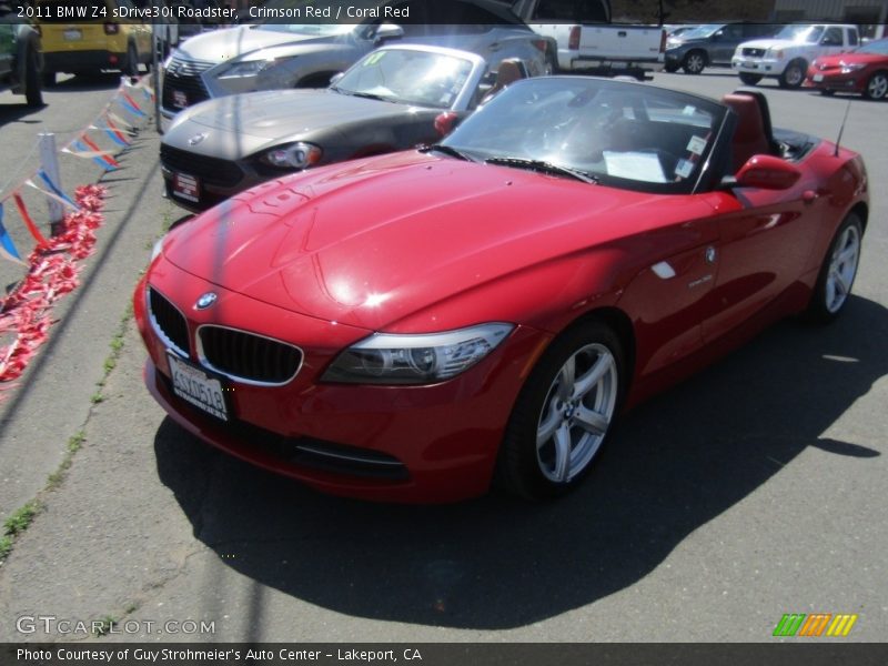 Crimson Red / Coral Red 2011 BMW Z4 sDrive30i Roadster