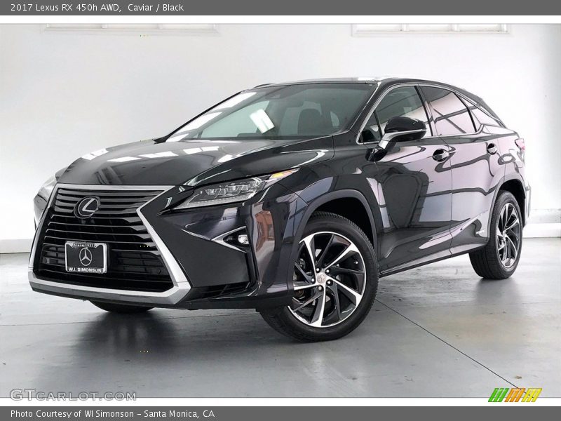 Caviar / Black 2017 Lexus RX 450h AWD