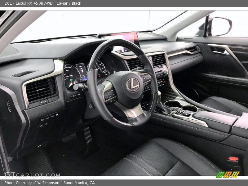 Caviar / Black 2017 Lexus RX 450h AWD