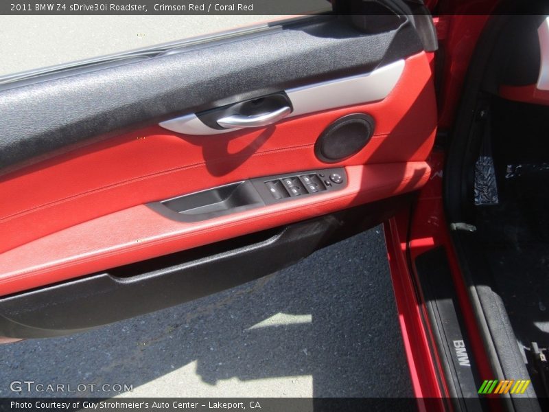 Crimson Red / Coral Red 2011 BMW Z4 sDrive30i Roadster
