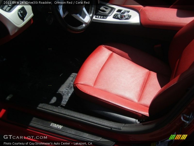 Crimson Red / Coral Red 2011 BMW Z4 sDrive30i Roadster