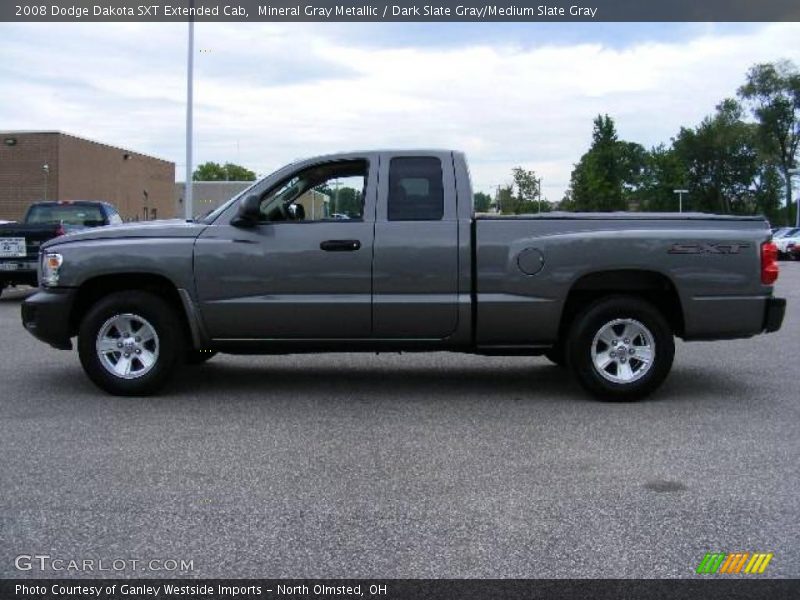 Mineral Gray Metallic / Dark Slate Gray/Medium Slate Gray 2008 Dodge Dakota SXT Extended Cab