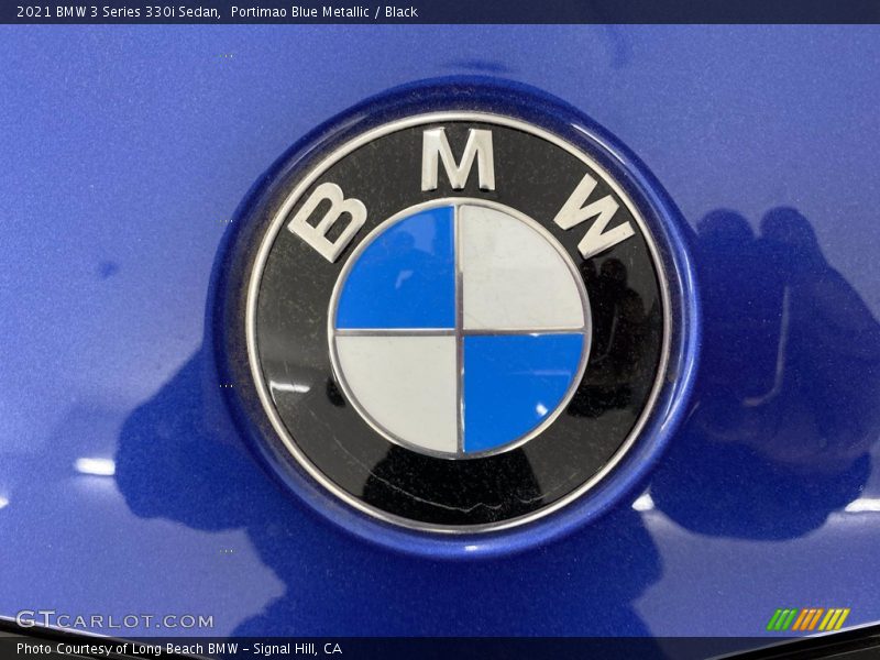 Portimao Blue Metallic / Black 2021 BMW 3 Series 330i Sedan
