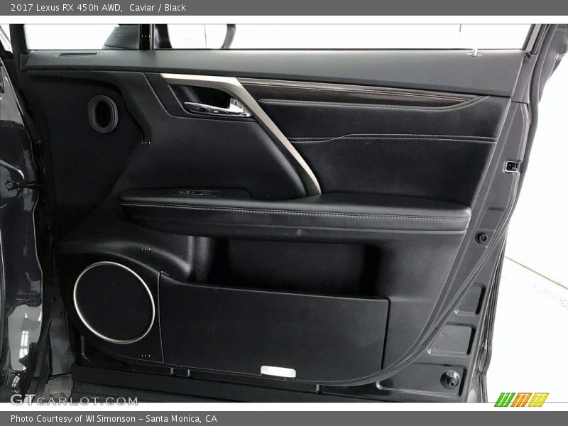 Caviar / Black 2017 Lexus RX 450h AWD