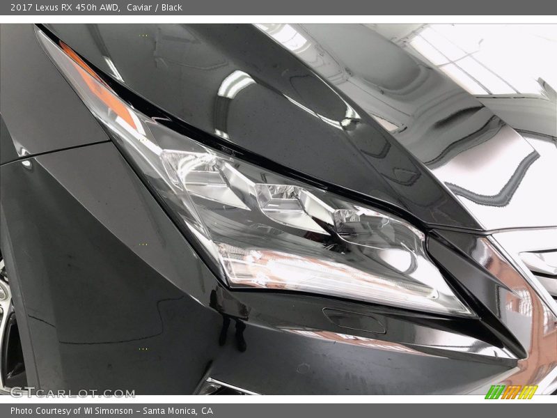 Caviar / Black 2017 Lexus RX 450h AWD