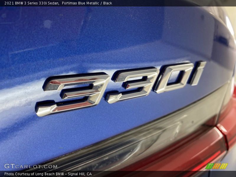 Portimao Blue Metallic / Black 2021 BMW 3 Series 330i Sedan