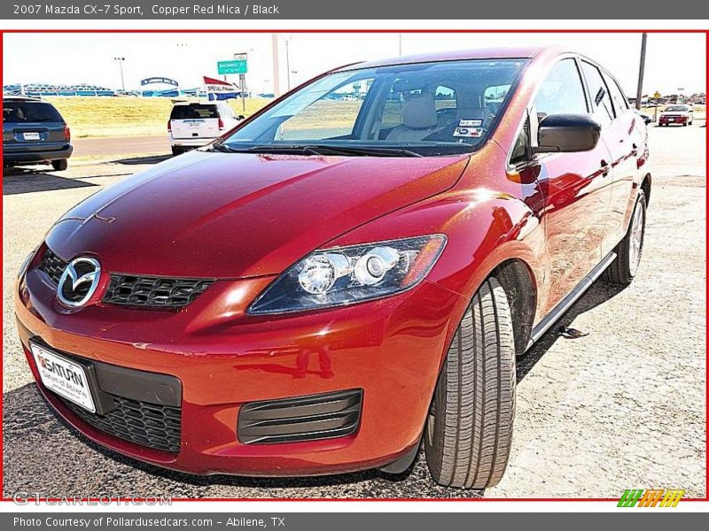 Copper Red Mica / Black 2007 Mazda CX-7 Sport