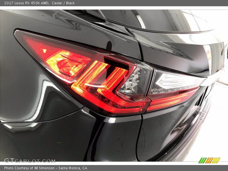 Caviar / Black 2017 Lexus RX 450h AWD
