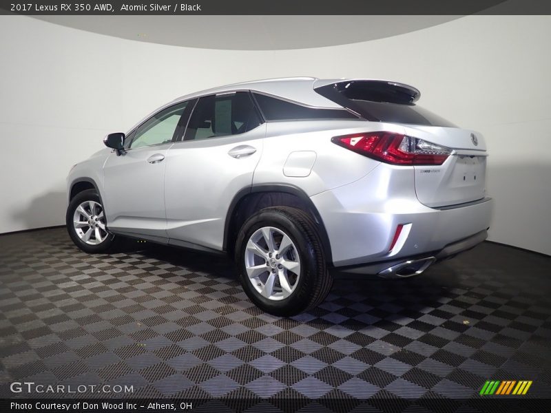 Atomic Silver / Black 2017 Lexus RX 350 AWD
