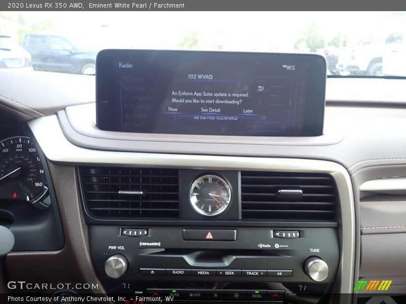 Eminent White Pearl / Parchment 2020 Lexus RX 350 AWD