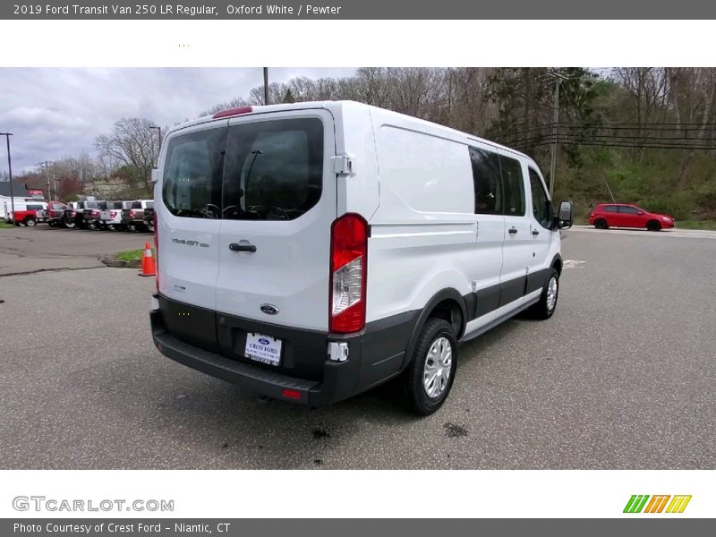 Oxford White / Pewter 2019 Ford Transit Van 250 LR Regular
