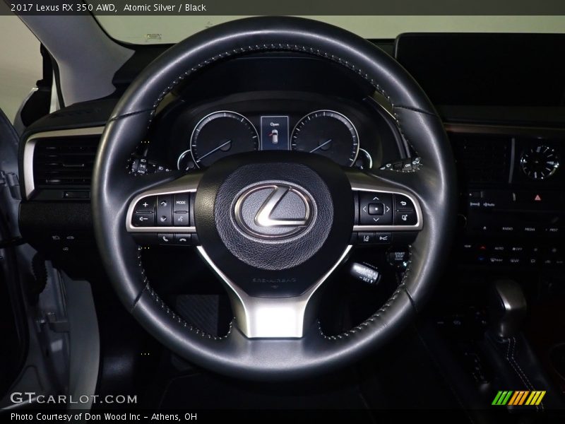 Atomic Silver / Black 2017 Lexus RX 350 AWD