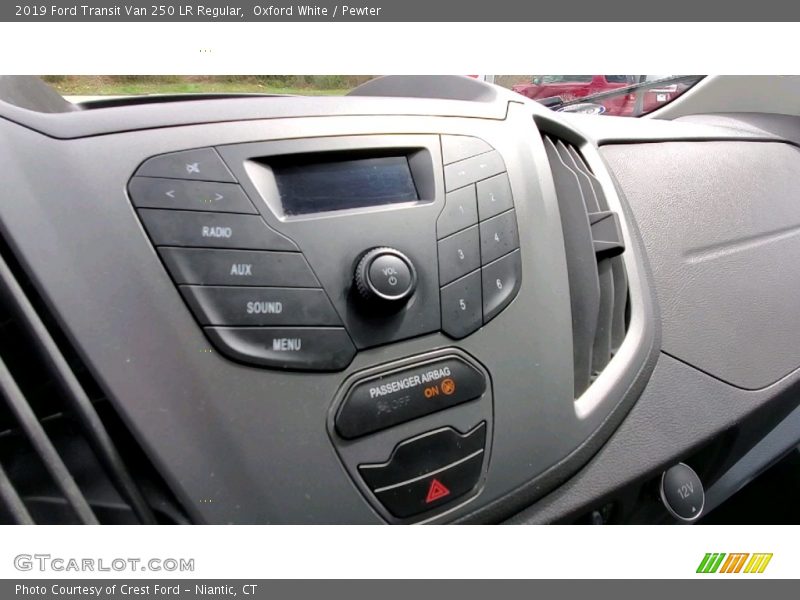 Oxford White / Pewter 2019 Ford Transit Van 250 LR Regular
