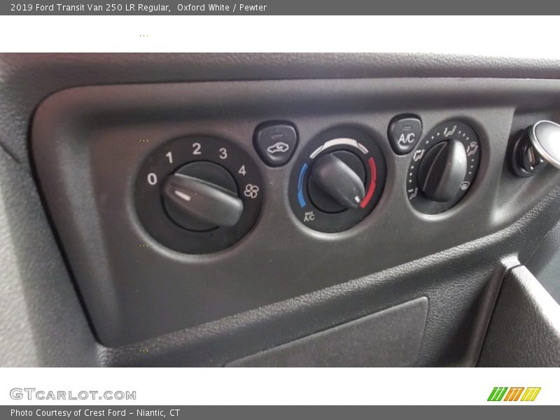 Oxford White / Pewter 2019 Ford Transit Van 250 LR Regular