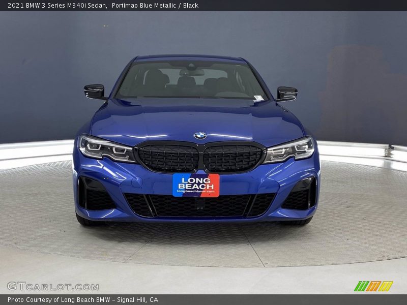 Portimao Blue Metallic / Black 2021 BMW 3 Series M340i Sedan