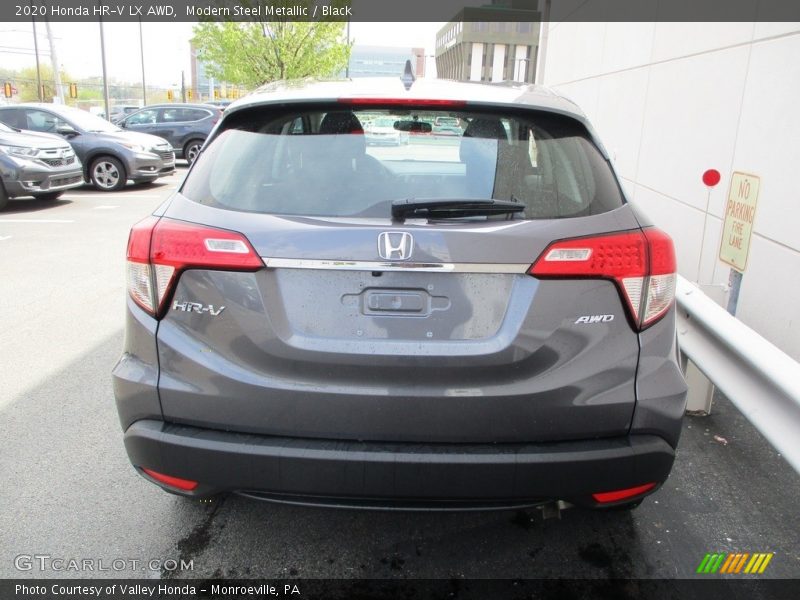 Modern Steel Metallic / Black 2020 Honda HR-V LX AWD