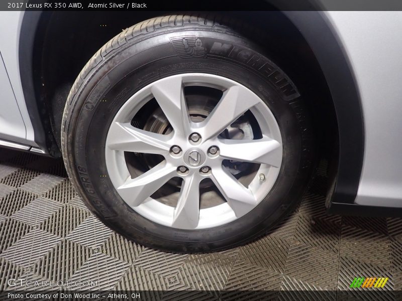 Atomic Silver / Black 2017 Lexus RX 350 AWD