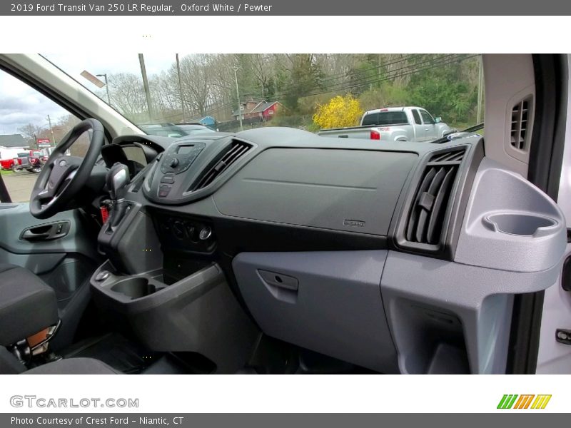 Oxford White / Pewter 2019 Ford Transit Van 250 LR Regular