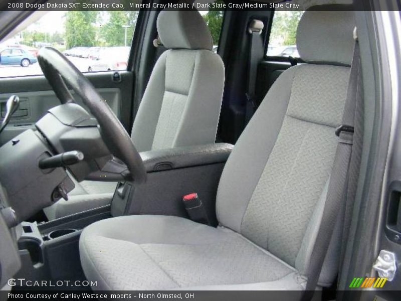 Mineral Gray Metallic / Dark Slate Gray/Medium Slate Gray 2008 Dodge Dakota SXT Extended Cab