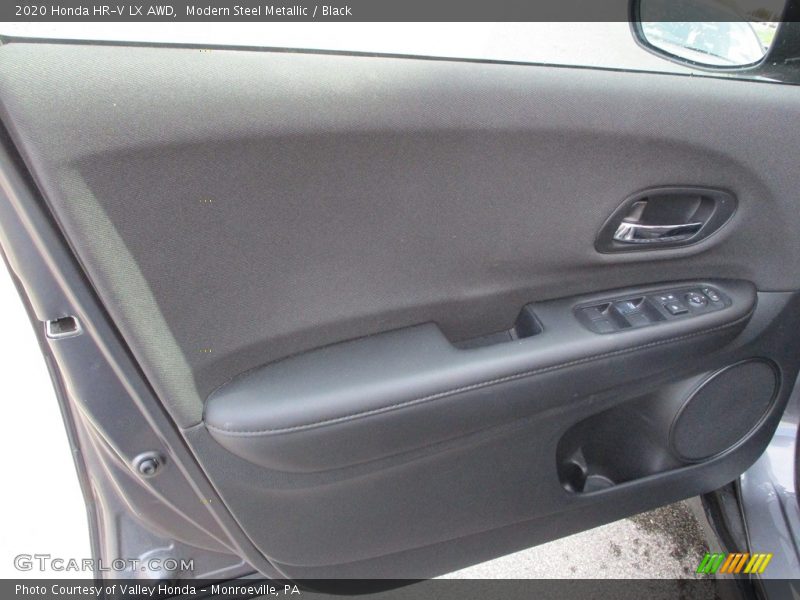 Modern Steel Metallic / Black 2020 Honda HR-V LX AWD