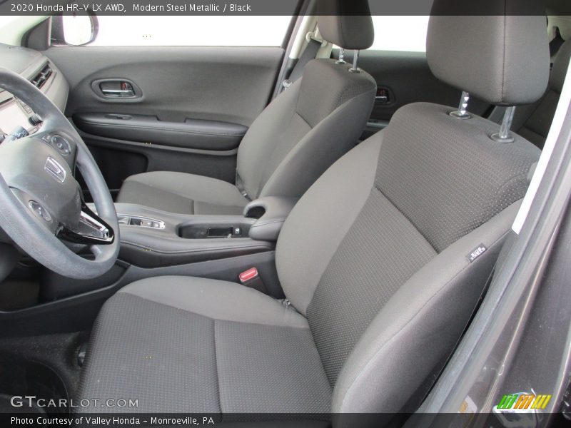 Modern Steel Metallic / Black 2020 Honda HR-V LX AWD