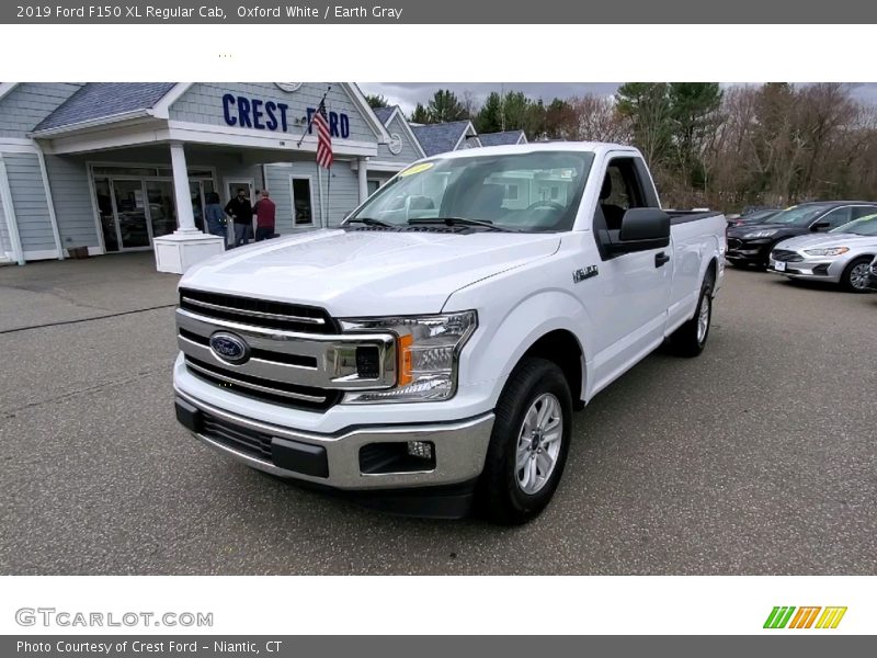 Oxford White / Earth Gray 2019 Ford F150 XL Regular Cab