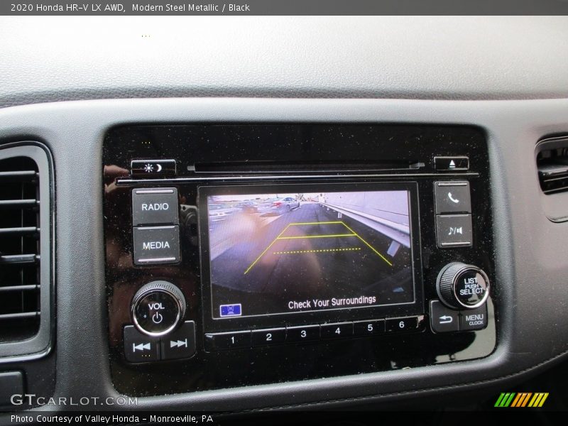 Modern Steel Metallic / Black 2020 Honda HR-V LX AWD