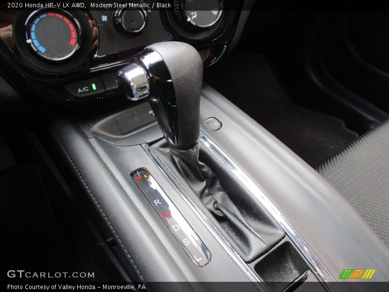 Modern Steel Metallic / Black 2020 Honda HR-V LX AWD
