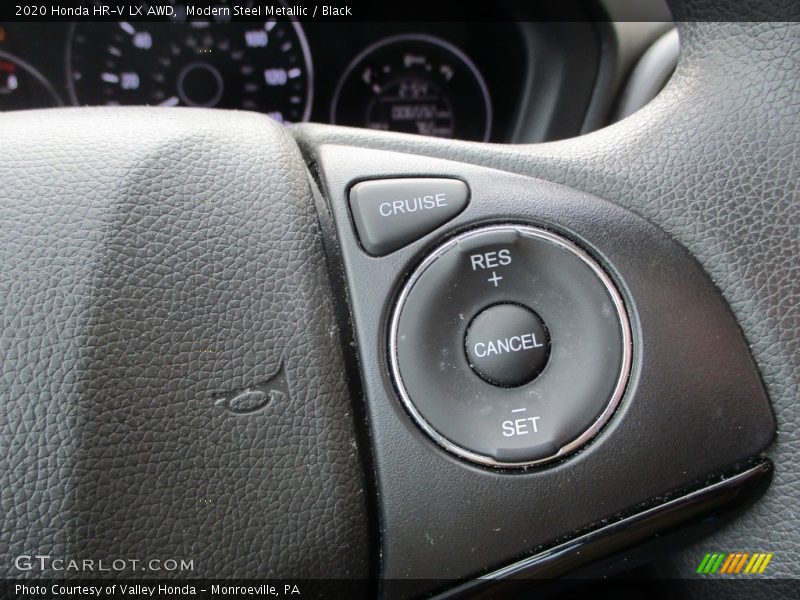 Modern Steel Metallic / Black 2020 Honda HR-V LX AWD